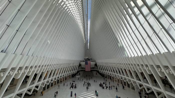 Image from the oculus building in NYC